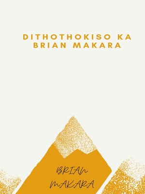 cover image of Dithothokiso
